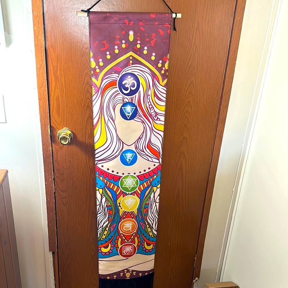 Chakra Wall Hanging Decor with Vibrant Colors